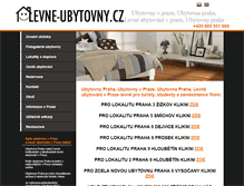 Tablet Screenshot of levne-ubytovny.cz